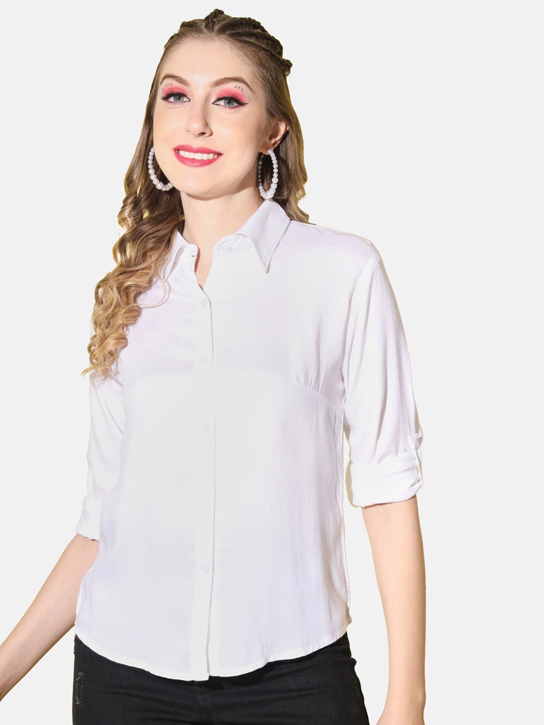 

BUY NEW TREND Women Standard Casual Shirt, White