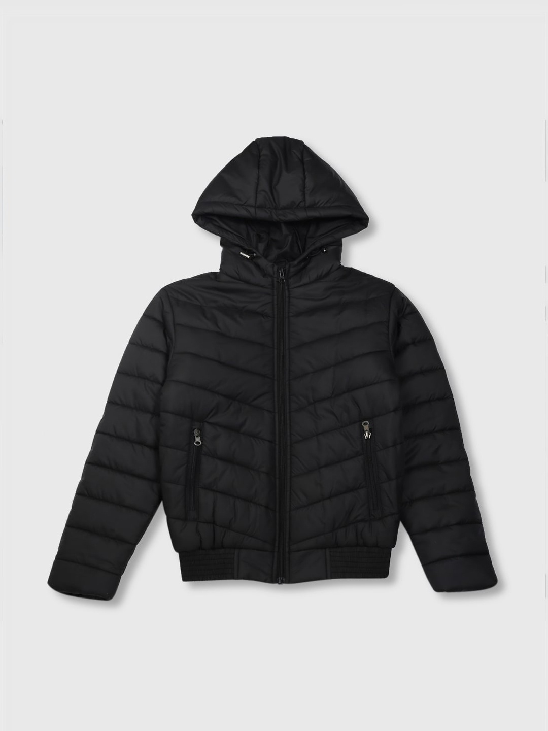 

Gini and Jony Girls Puffer Jacket, Black