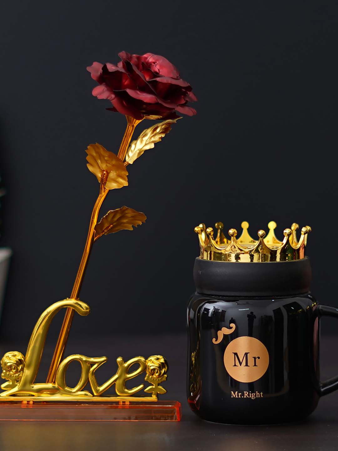 

eCraftIndia Black & Red 2 Pcs Valentine Gift Set