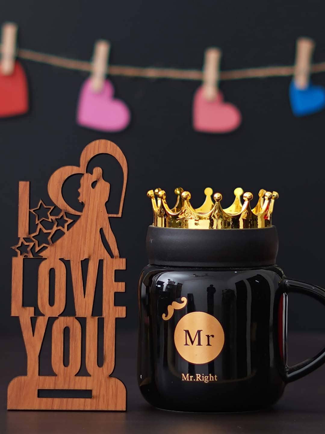 

eCraftIndia Black & Brown 3 Pcs Valentine Gift Set