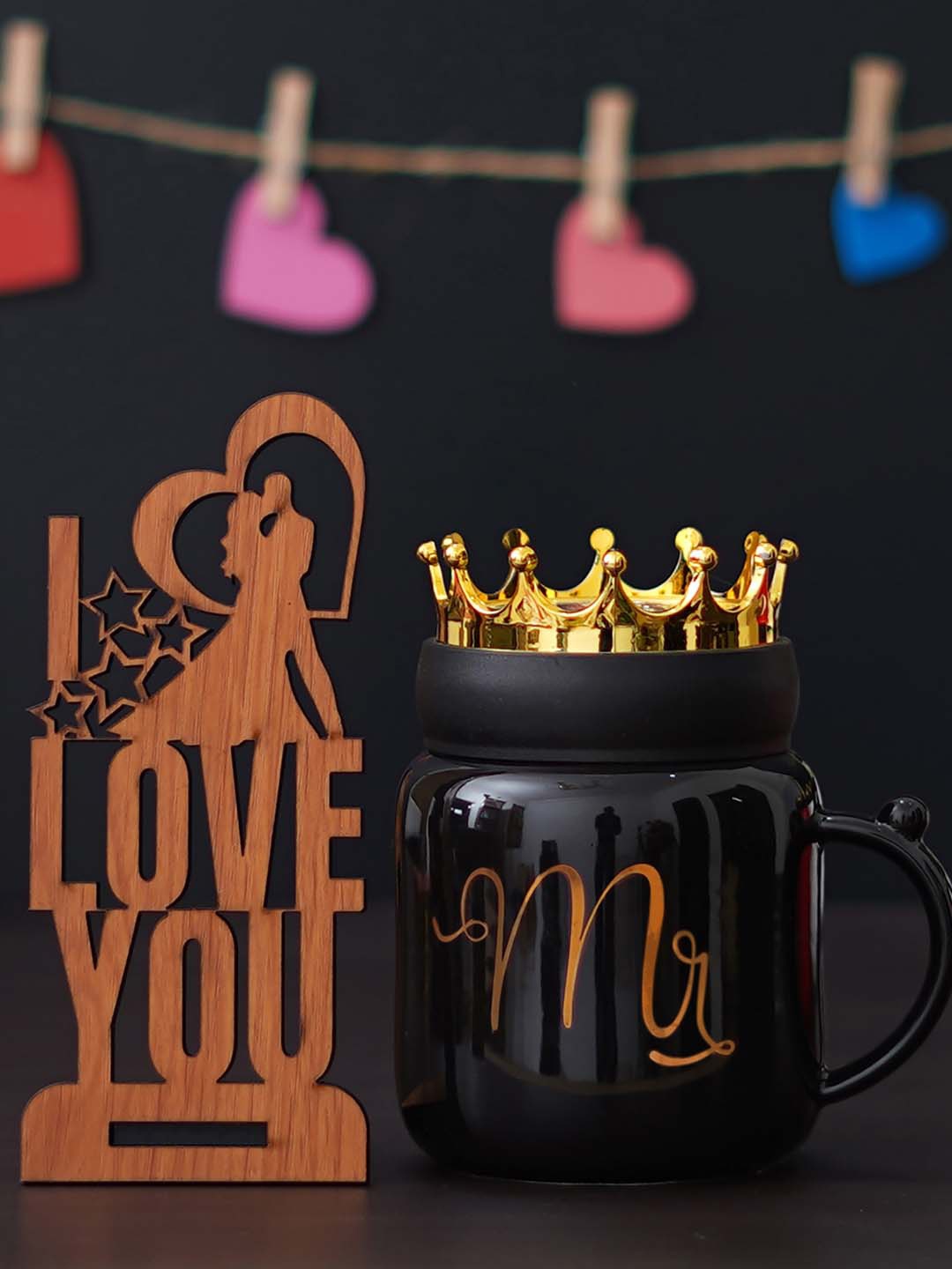 

eCraftIndia Black & Brown 2 Pcs Valentine Gift Set