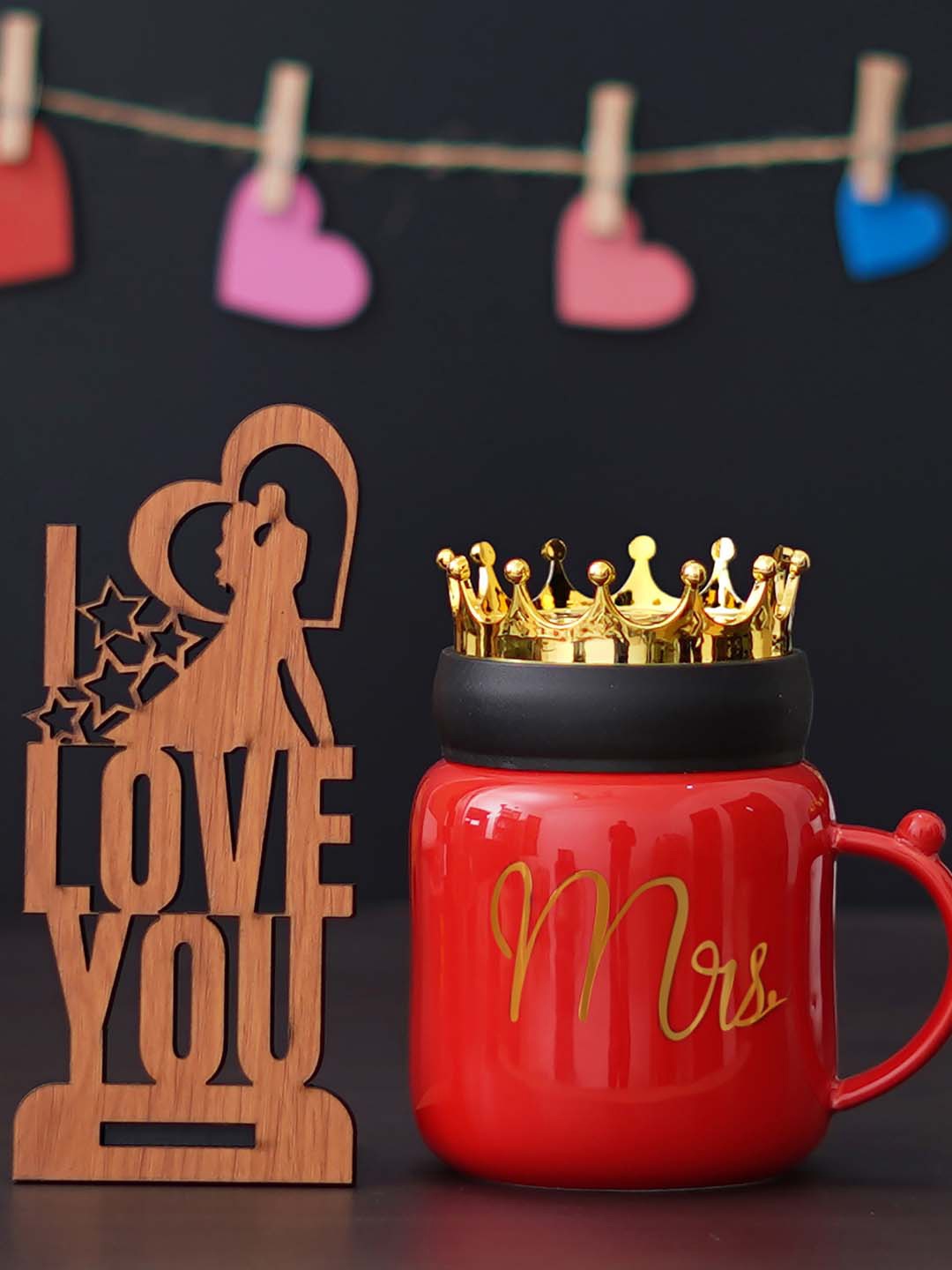 

eCraftIndia Red & Brown 2 Pcs Valentine Gift Set