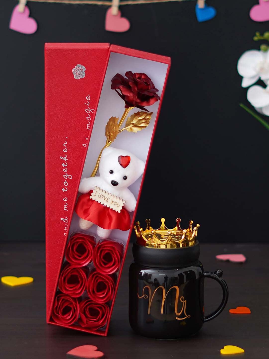 

eCraftIndia Black & Red 2 Pcs Valentine Gift Set
