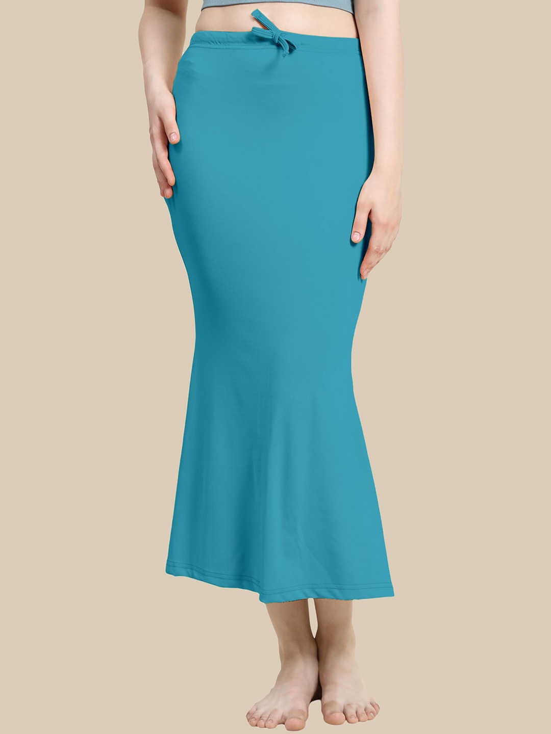 

Jaanvi Fish Cut Style Seamless Saree Shapewear, Blue