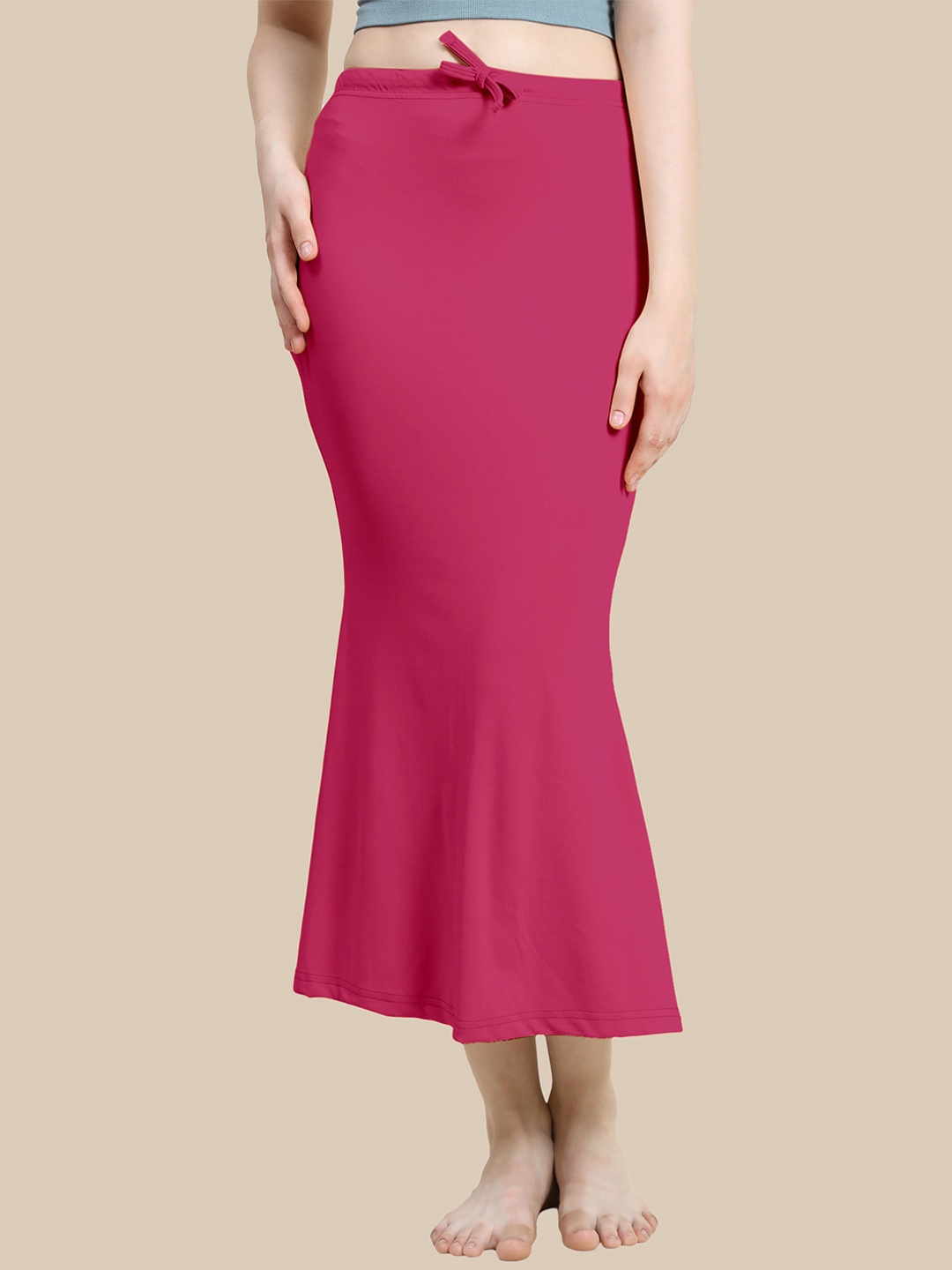 

Jaanvi Fish-Cut Saree Shapewear, Pink