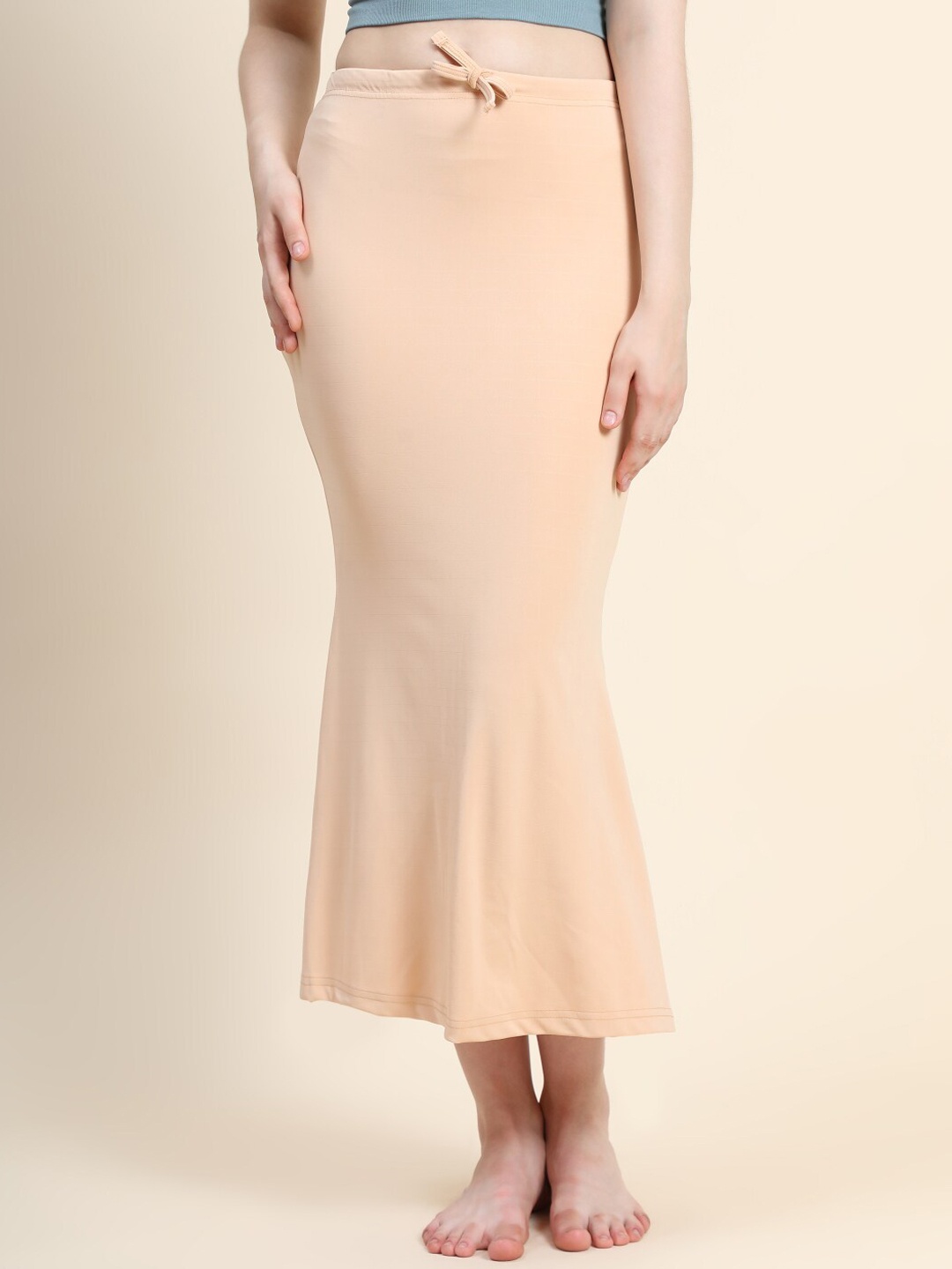 

Jaanvi Fish-Cut Style Saree Shapewear, Beige