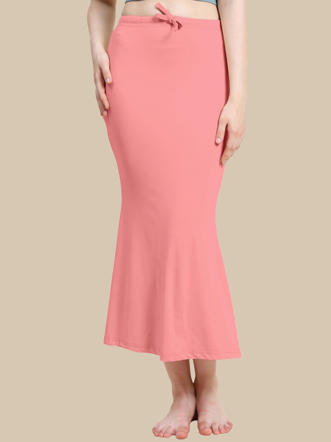 

Jaanvi Fish-Cut Saree Shapewear, Pink