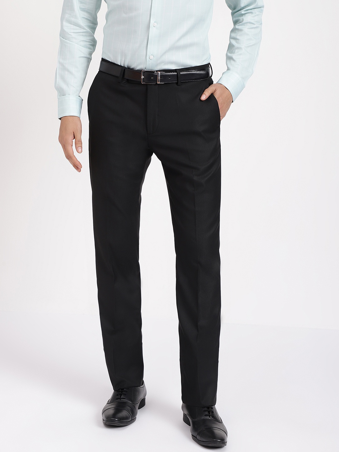 

Arrow Men Tailored Autoflex Twill Formal Trousers, Black