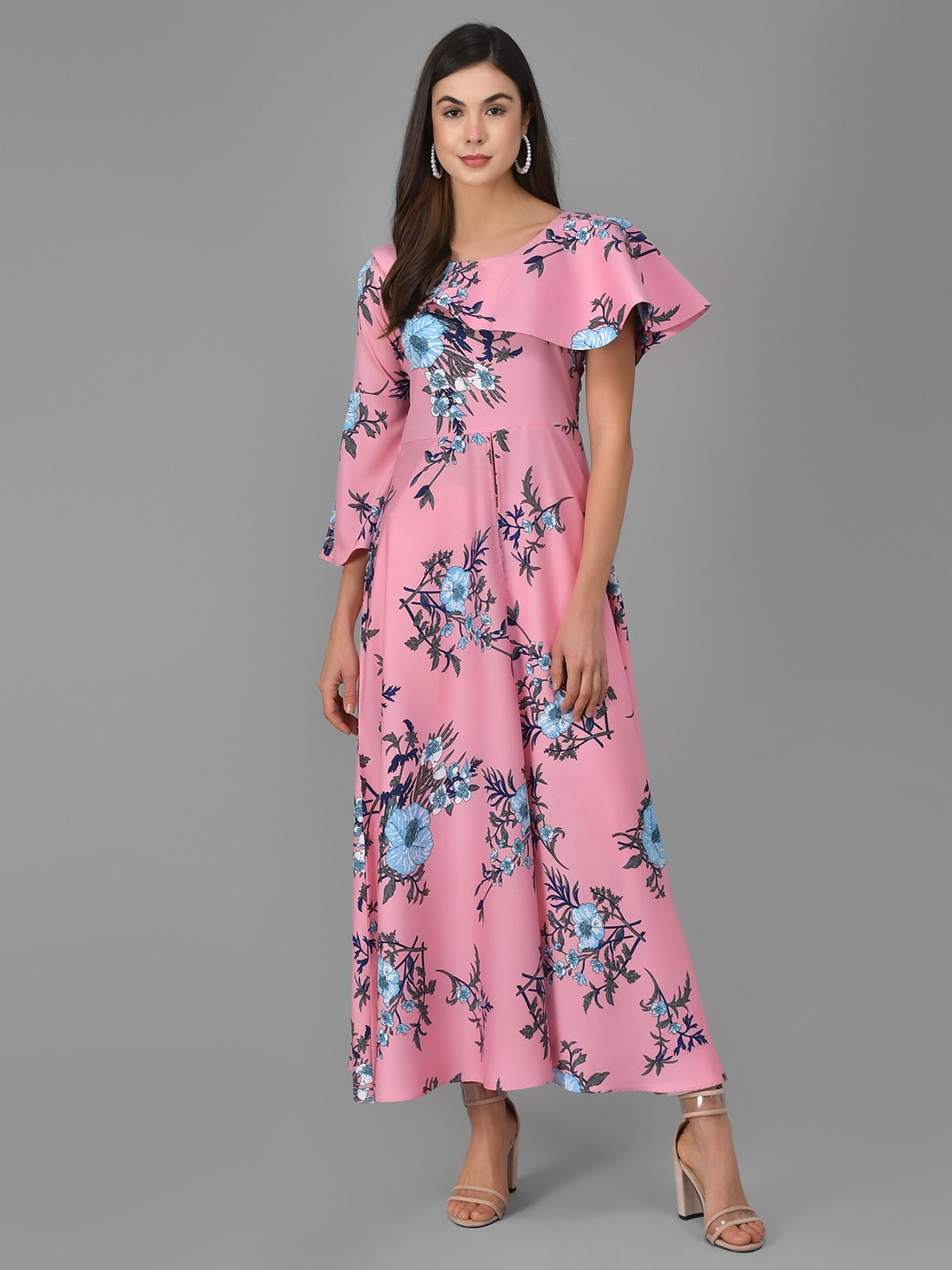 

Kannan Floral Printed Ankle Length Kurta, Pink