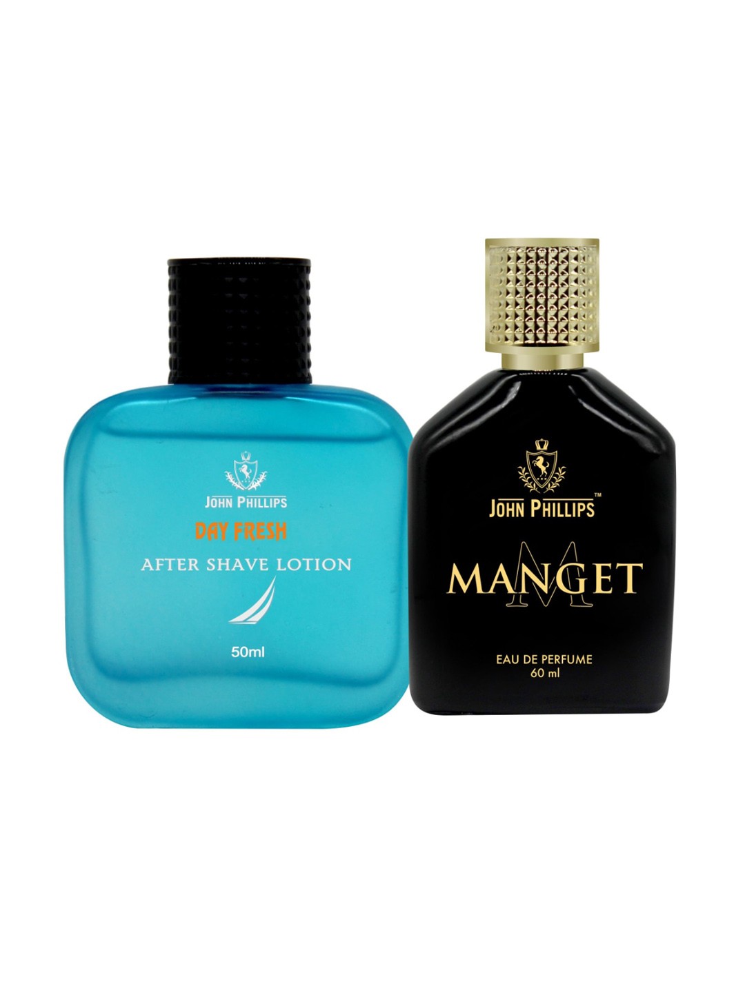 

JOHN PHILLIPS Set of Magnet Eau De Parfum 60 ml & Day Fresh After Shave Lotion 50 ml, Blue