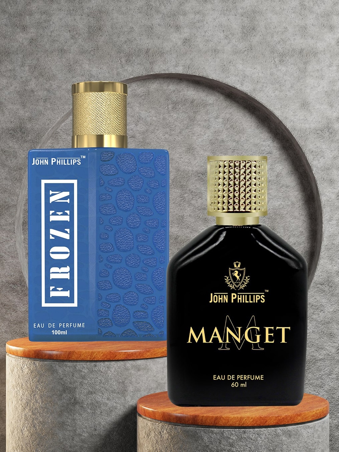 

JOHN PHILLIPS Set of Frozen 100 ml + Manget Eau De Parfum 60 ml, Blue