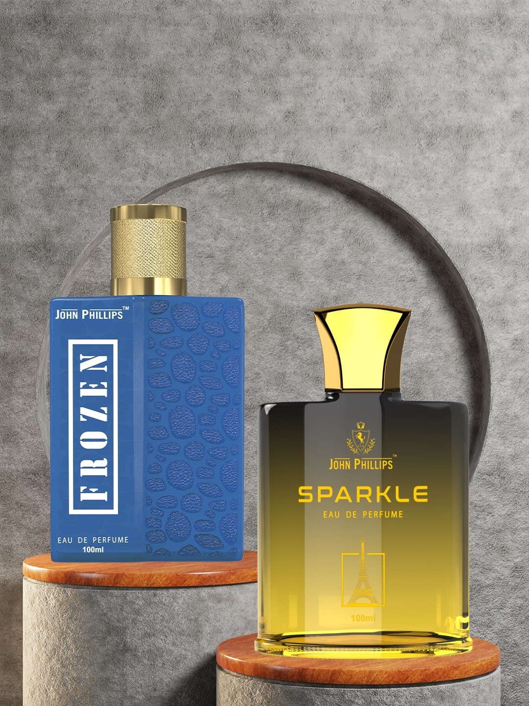 

JOHN PHILLIPS Frozen Set Of 2 Eau De Perfume & Sparkle Eau De Perfume 100ml Each, Blue