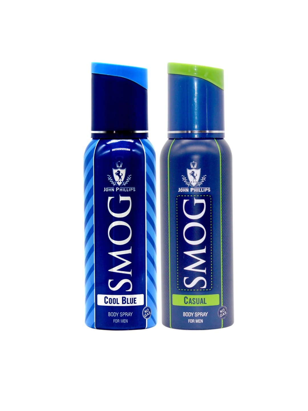 

JOHN PHILLIPS Men Set Of 2 Eau De French Perfume + Deodorant-120ml+120ml, Blue