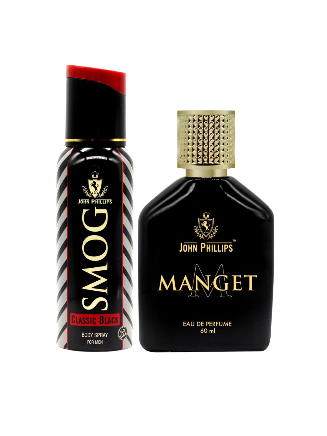 

JOHN PHILLIPS Manget & Smog Classic Black No Gas Deodorant