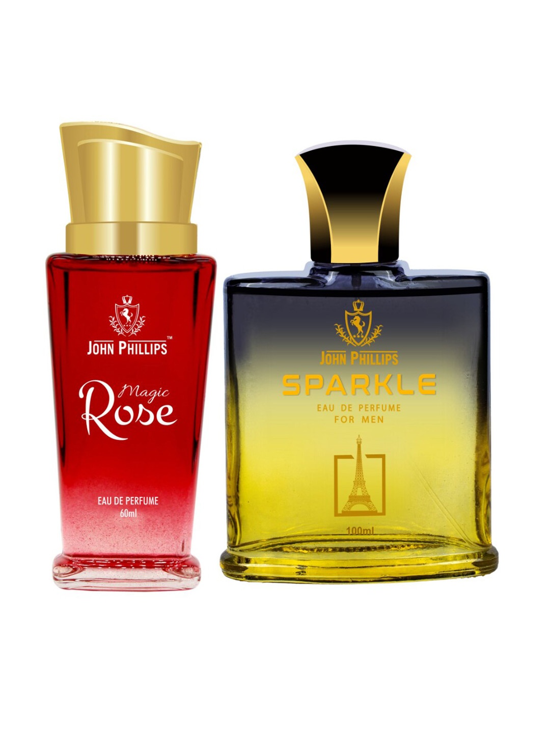 

JOHN PHILLIPS Set Of 2 Magic Rose Eau De Perfume 60 ml & Sparkle Eau De Perfume 100 ml, Red