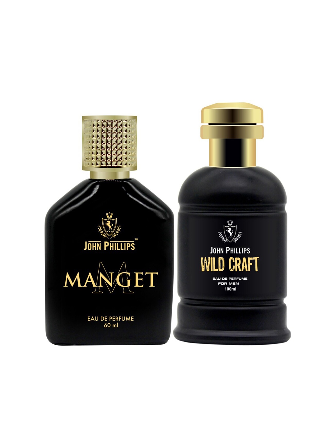 

JOHN PHILLIPS Set Of 2 Manget Eau De Perfume 60 ml & Wildcraft Eau De Perfume 100 ml, Na