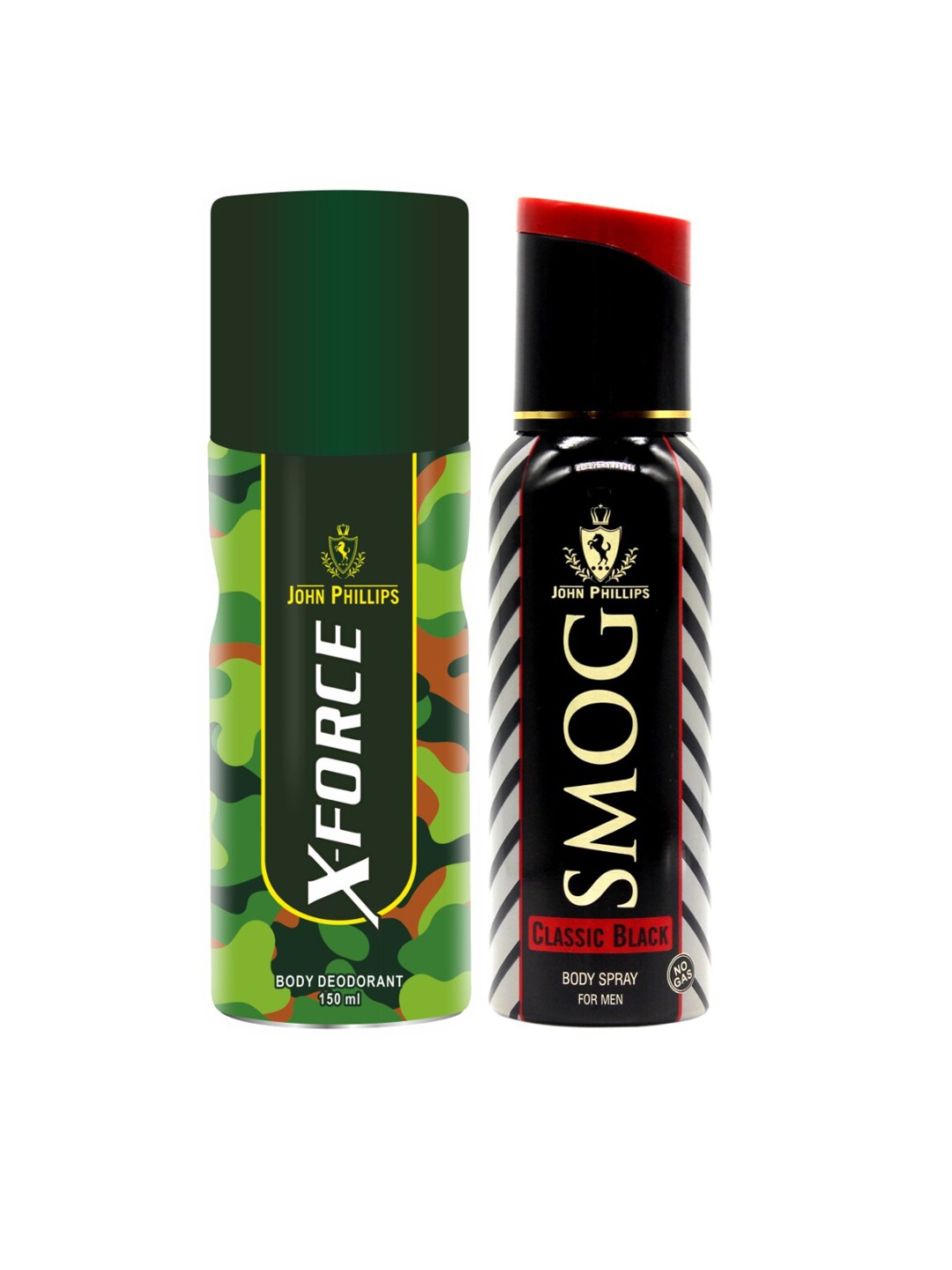 

JOHN PHILLIPS Men Set of 2 Eau De French Perfume + Deodorant-120ml+150ml, Green