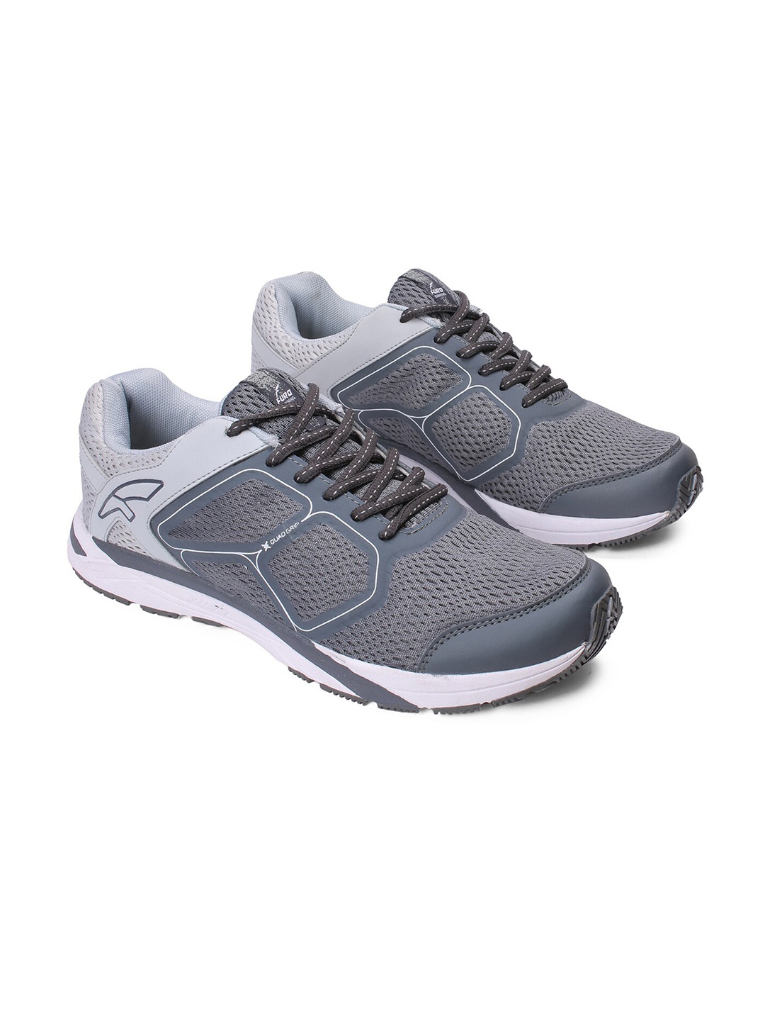 

FURO by Red Chief Men Dri-Fit Mesh Running Non-Marking Sports Shoes, Grey