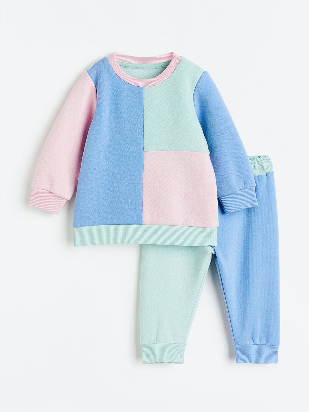 

H&M Girls 2-Piece Cotton Set, Blue