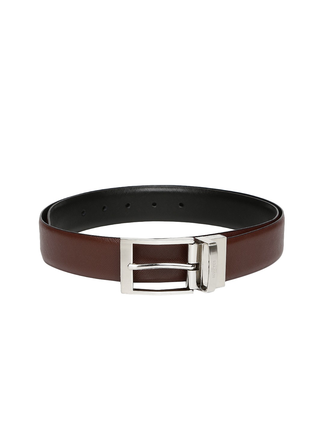 

INVICTUS Men Brown & Black Reversible Leather Belt