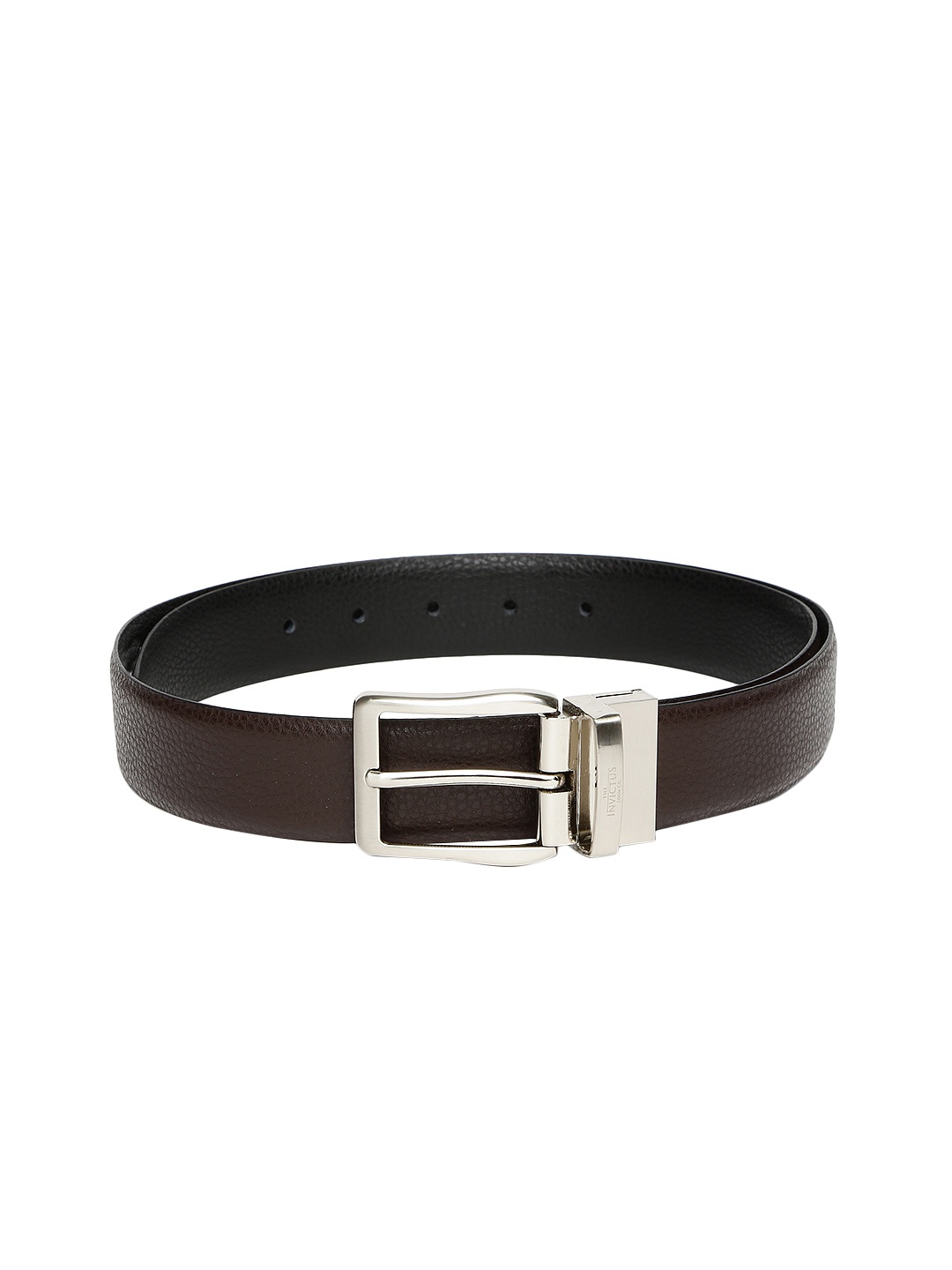 

INVICTUS Men Brown & Black Reversible Leather Belt