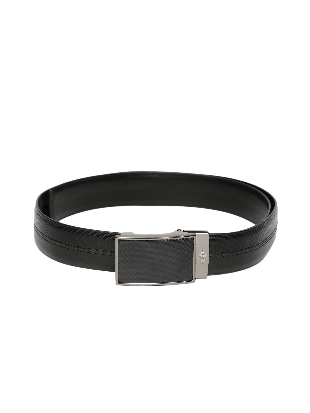 

INVICTUS Men Black Reversible Leather Belt