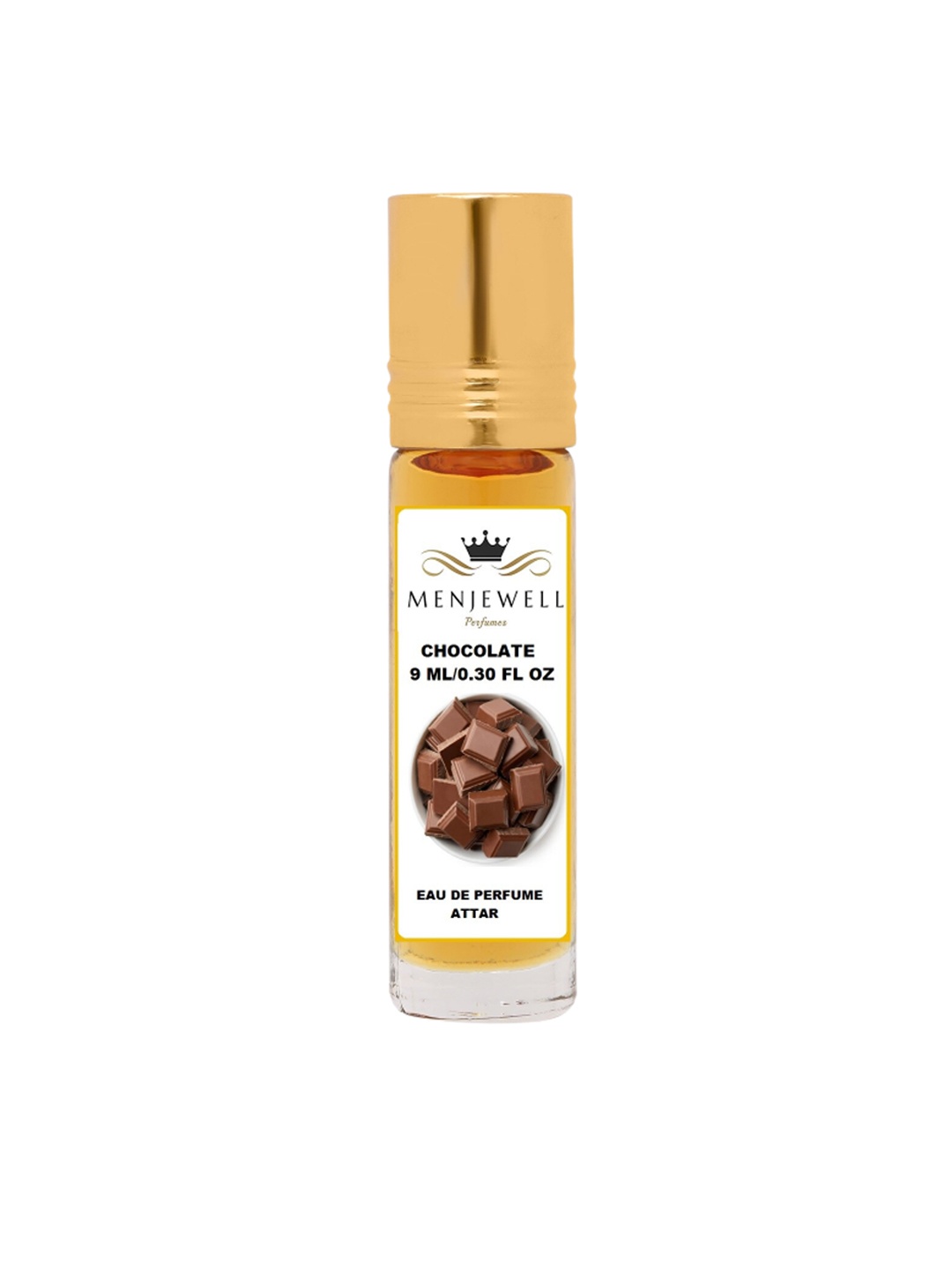 

Menjewell Unisex Chocolate Attar - 9 ml, Yellow