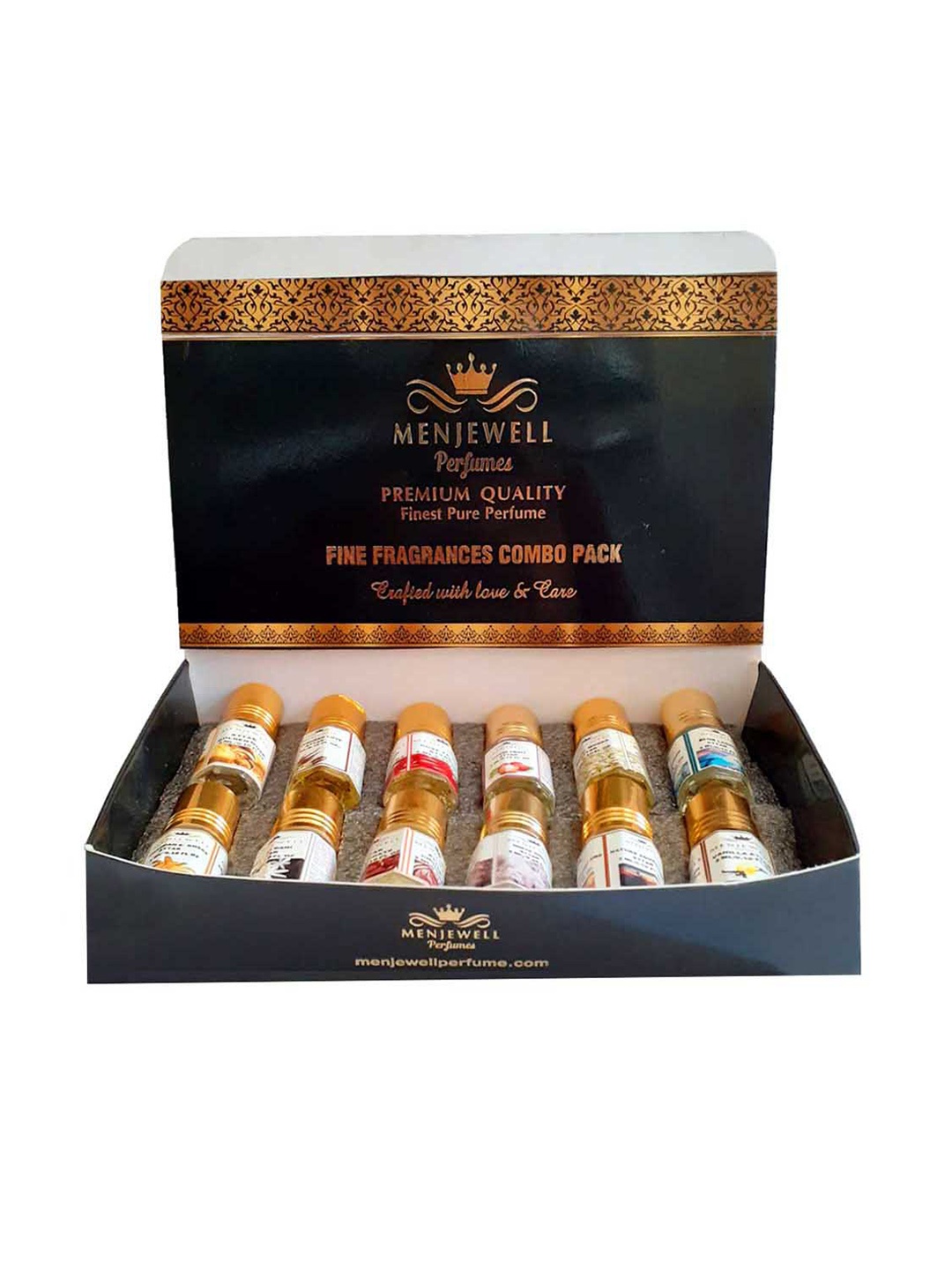 

Menjewell Set of 12 Long-Lasting Floral Fine Perfume 3ml Each, Yellow