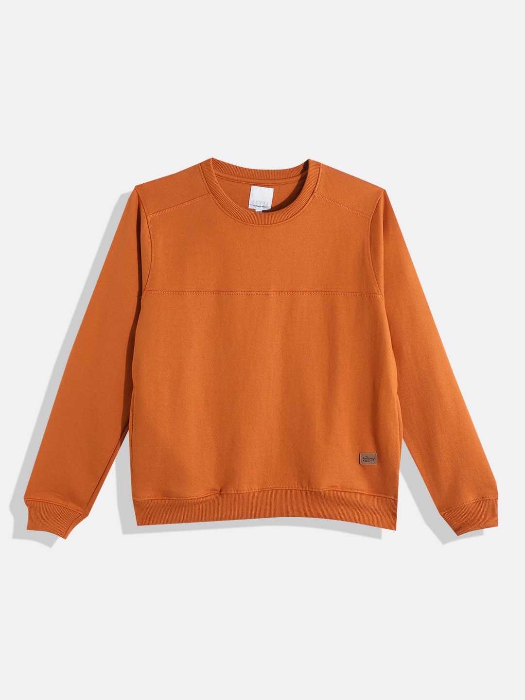 

Roadster Boys Solid Sweatshirt, Rust