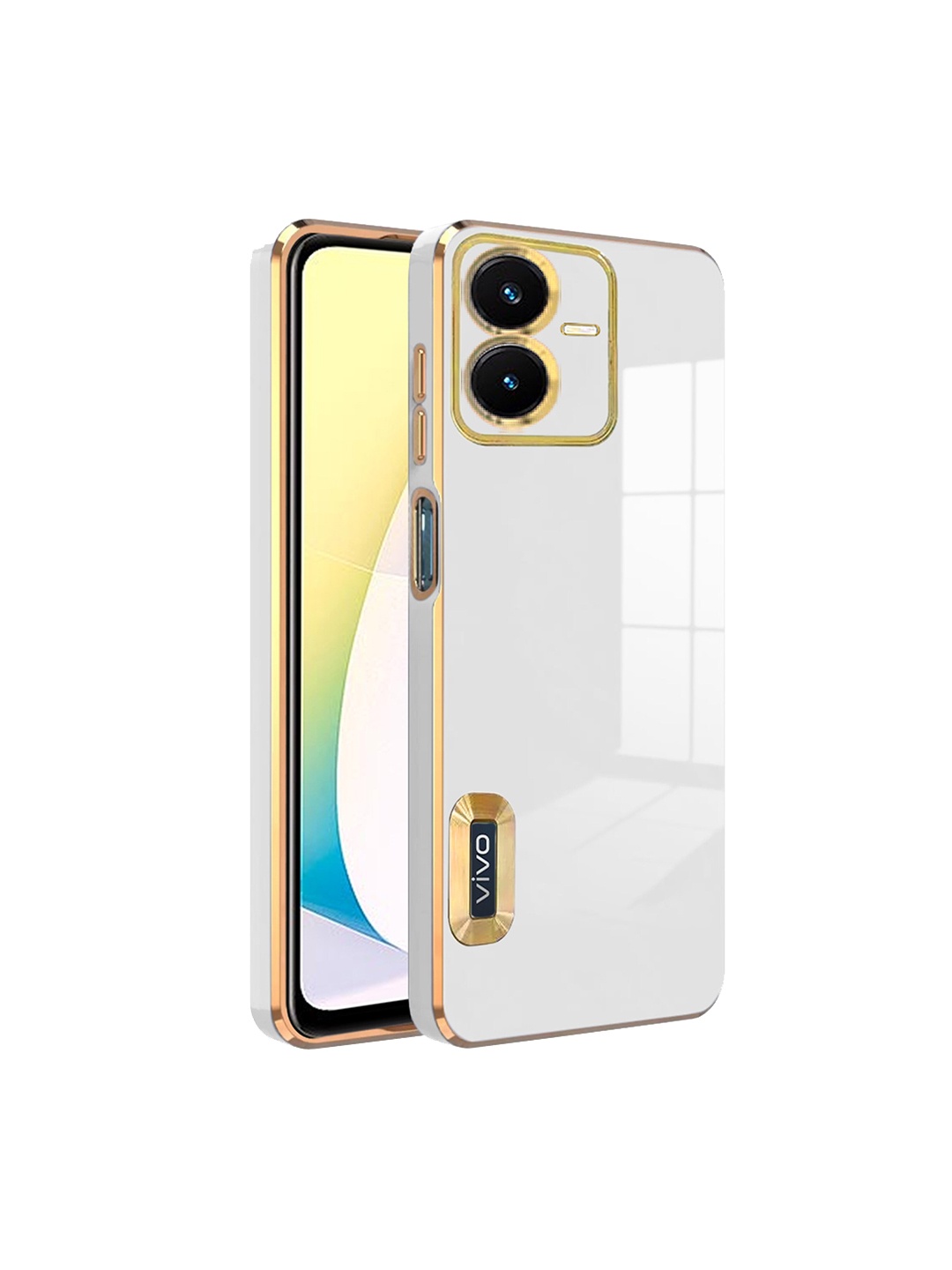 

Karwan Cover Compatible Vivo Y22 Phone Back Cover, White