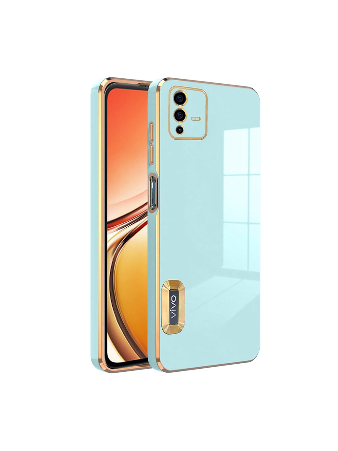 

Karwan Vivo V23 5G Camera Protection & Phone Back Cover, Sea green