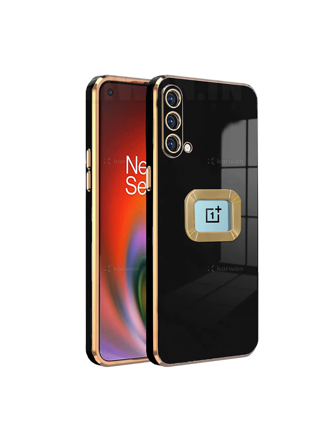 

Karwan Camera Protection Oneplus Nord CE Back Case, Black
