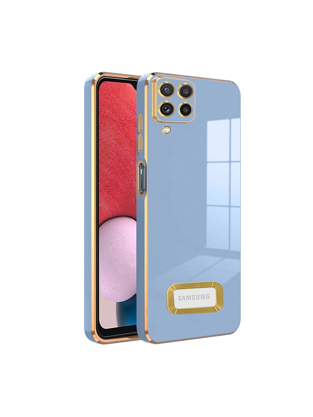 

Karwan Camera Protection Samsung A22 Back Case, Blue