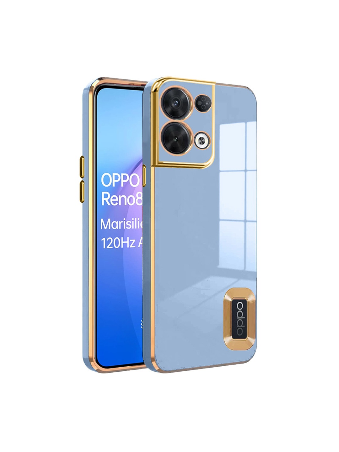 

Karwan oppo RENO 8 pro Phone Back Cover, Blue