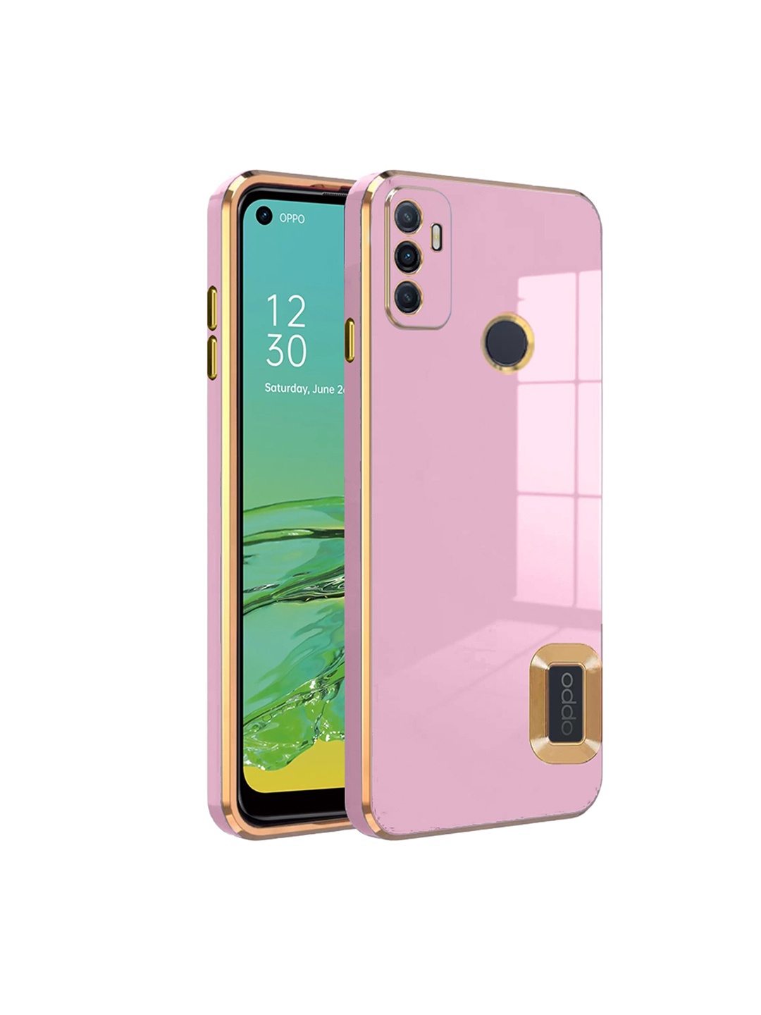 

Karwan oppo A33 Phone Back Cover, Pink