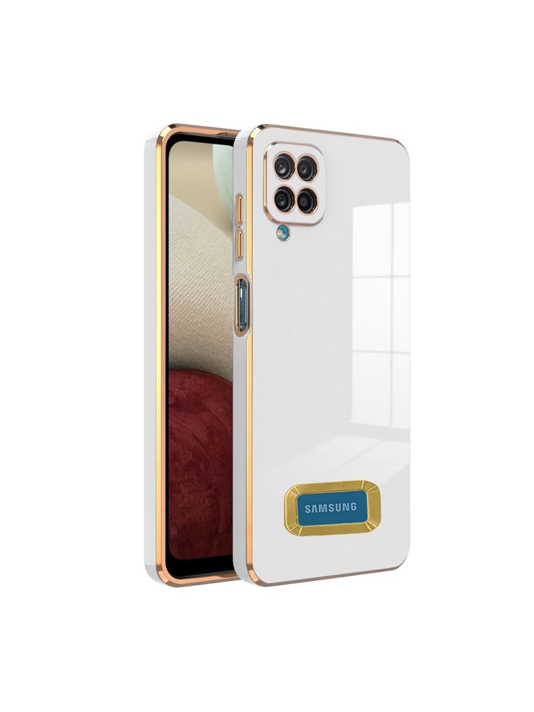 

Karwan Samsung A12 Phone Back Cover, White
