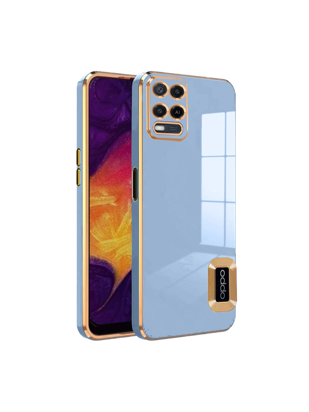 

Karwan Oppo A54 Phone Back Cover, Blue