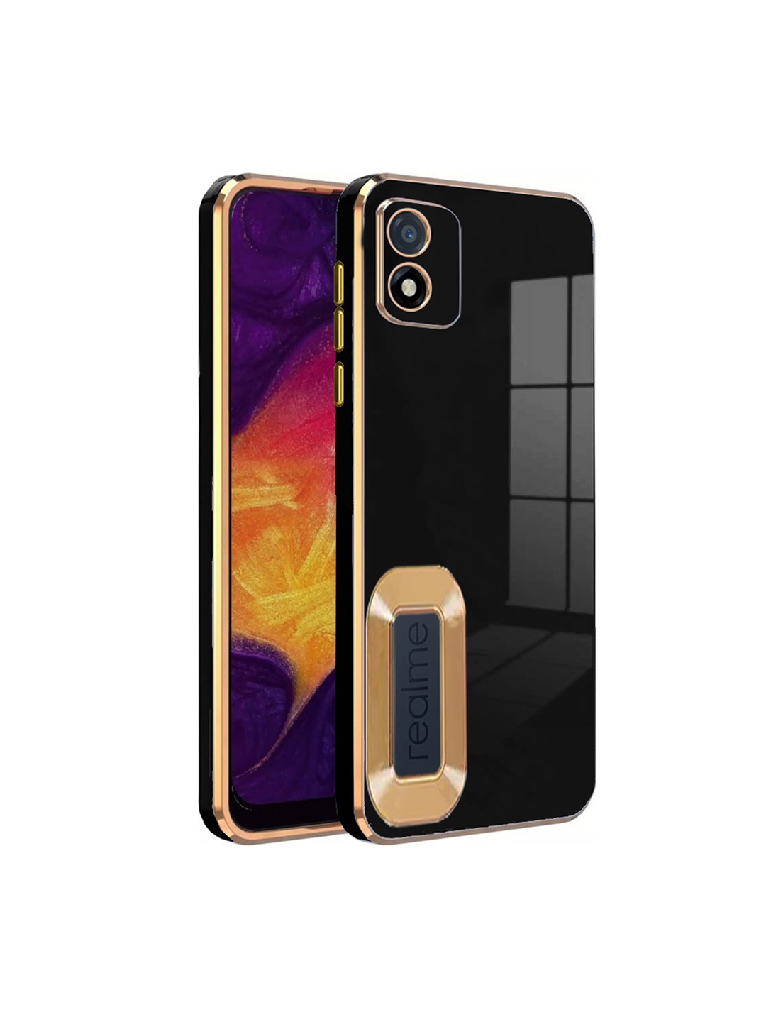 

Karwan Realme C20 Phone Back Cover, Black