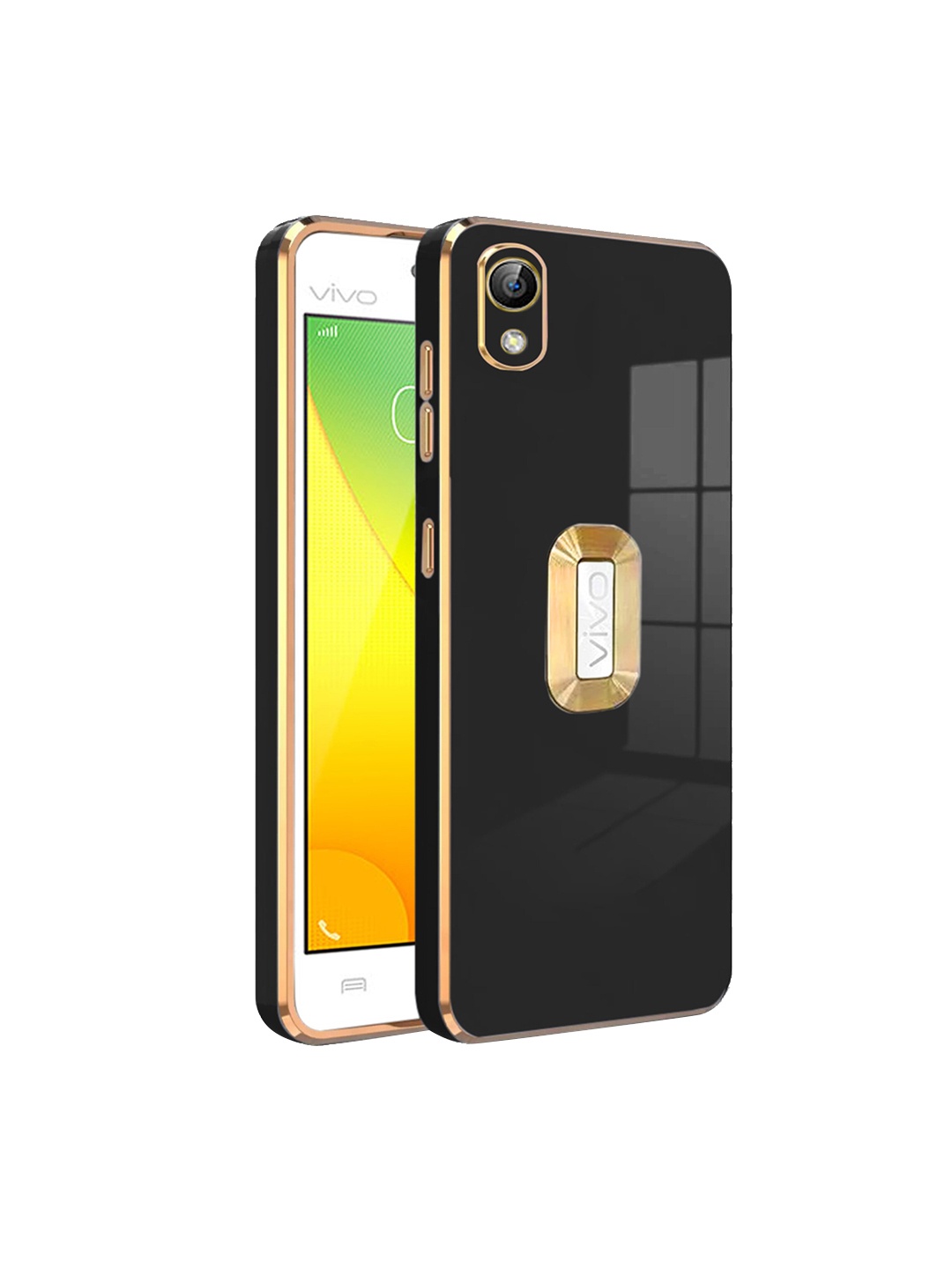

Karwan Vivo Y51 Camera Protection & Phone Back Cover, Black
