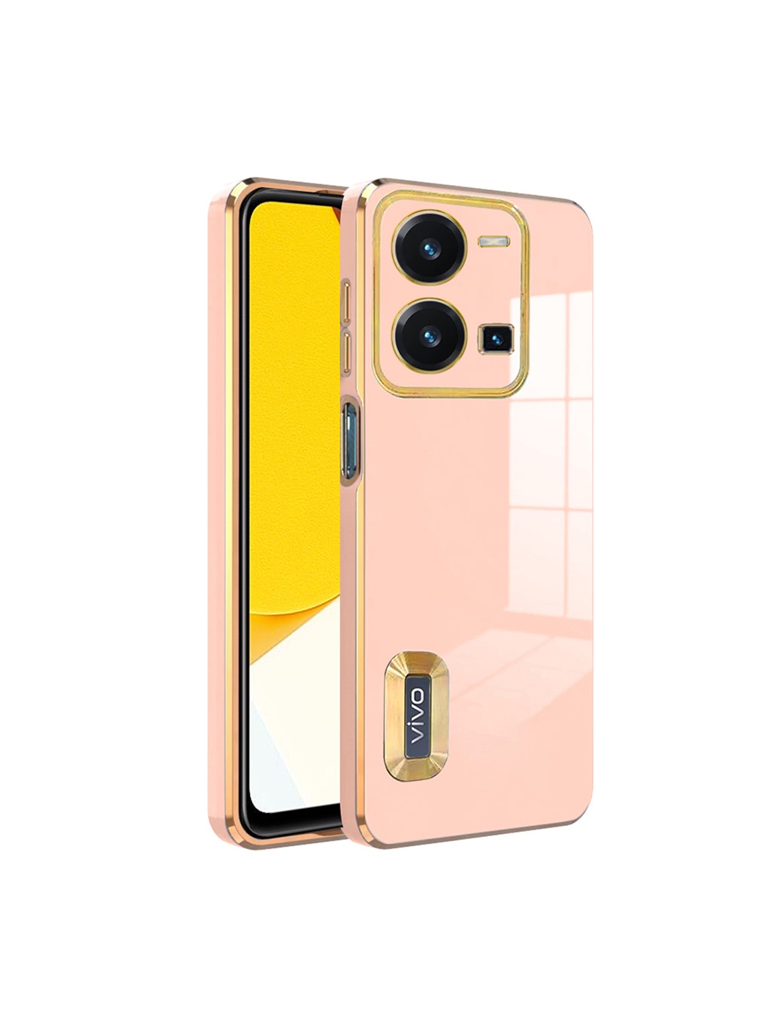 

Karwan Vivo Y35 Phone Back Cover, Pink