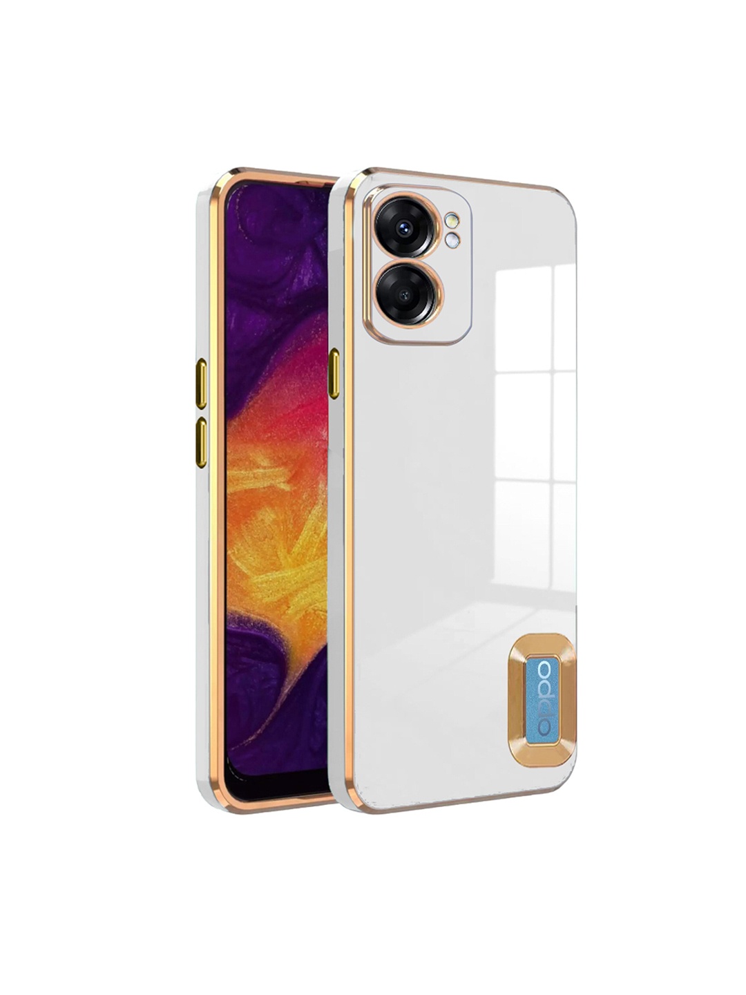 

Karwan Oppo K10 5G Camera Protection & Phone Back Cover, White