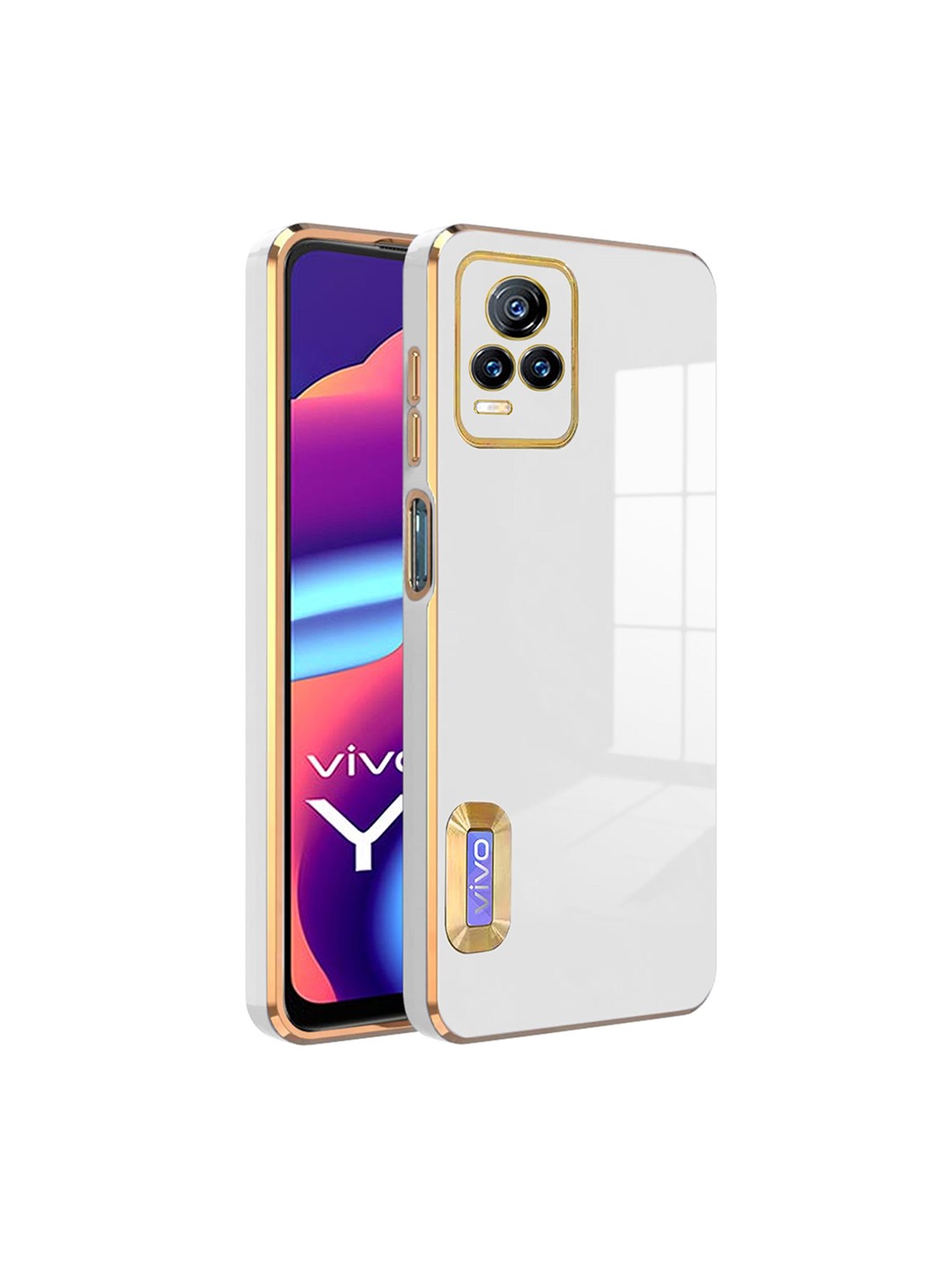 

Karwan Camera Protection Cover Compatible Vivo Y73 Back Case, White