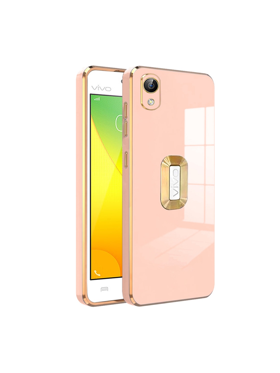 

Karwan Vivo Y51 Camera Protection & Phone Back Cover, Pink
