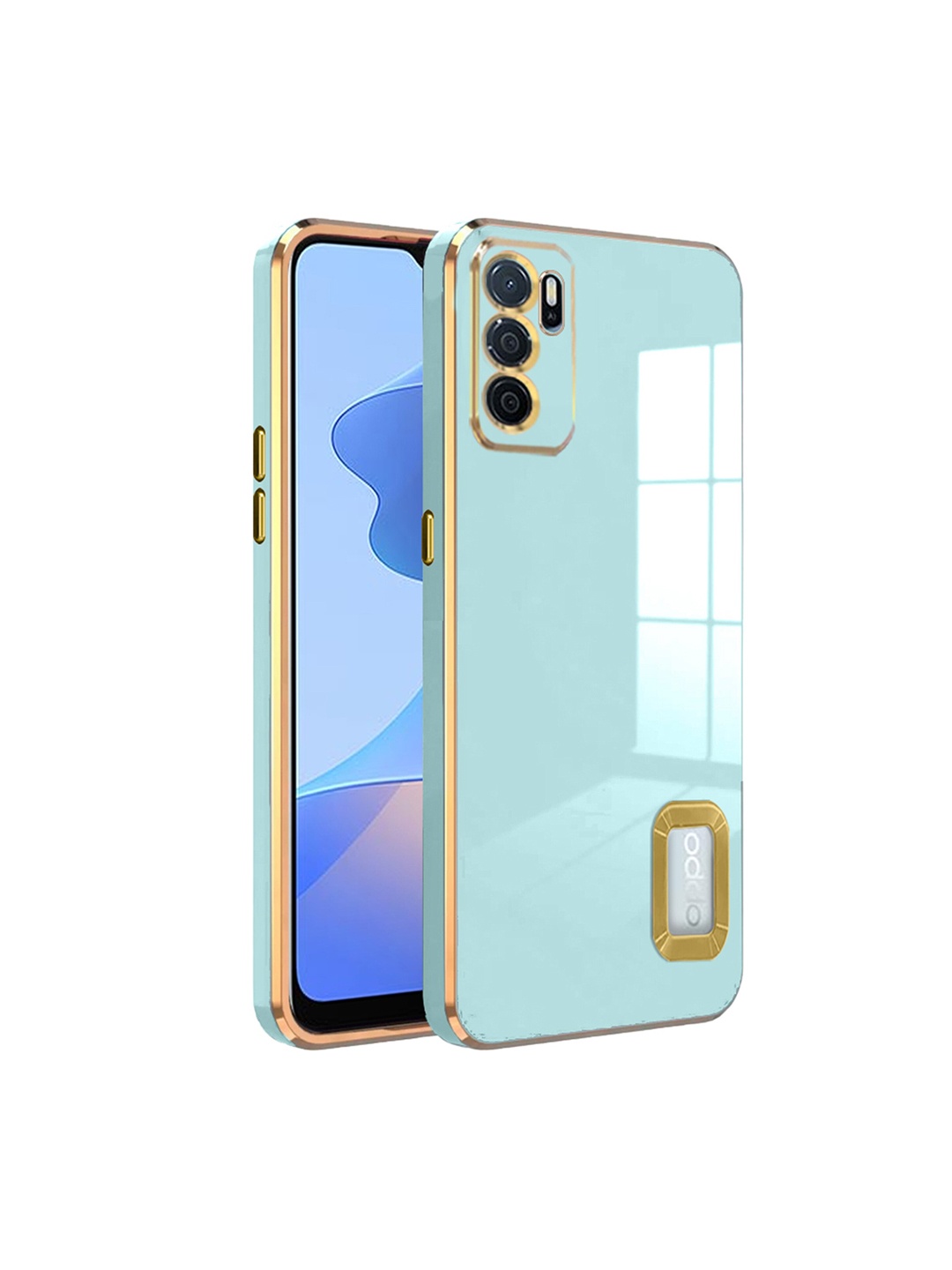 

Karwan Oppo A16 Phone Back Cover, Blue
