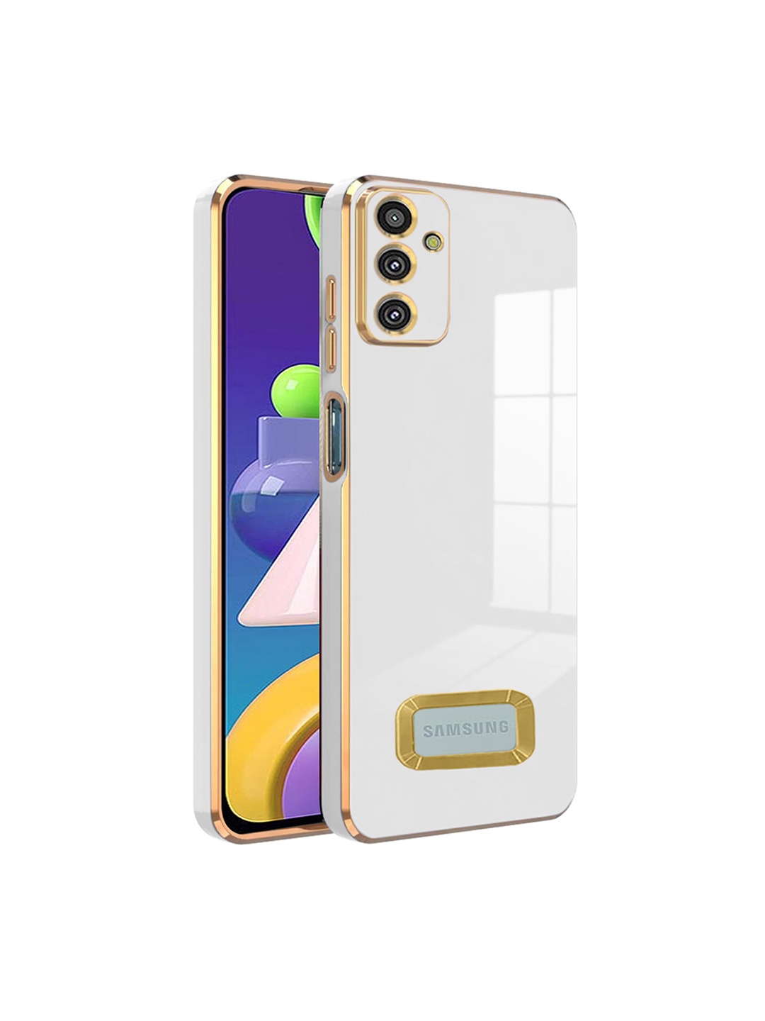 

Karwan Samsung M23 5G Camera Protection & Phone Back Cover, White