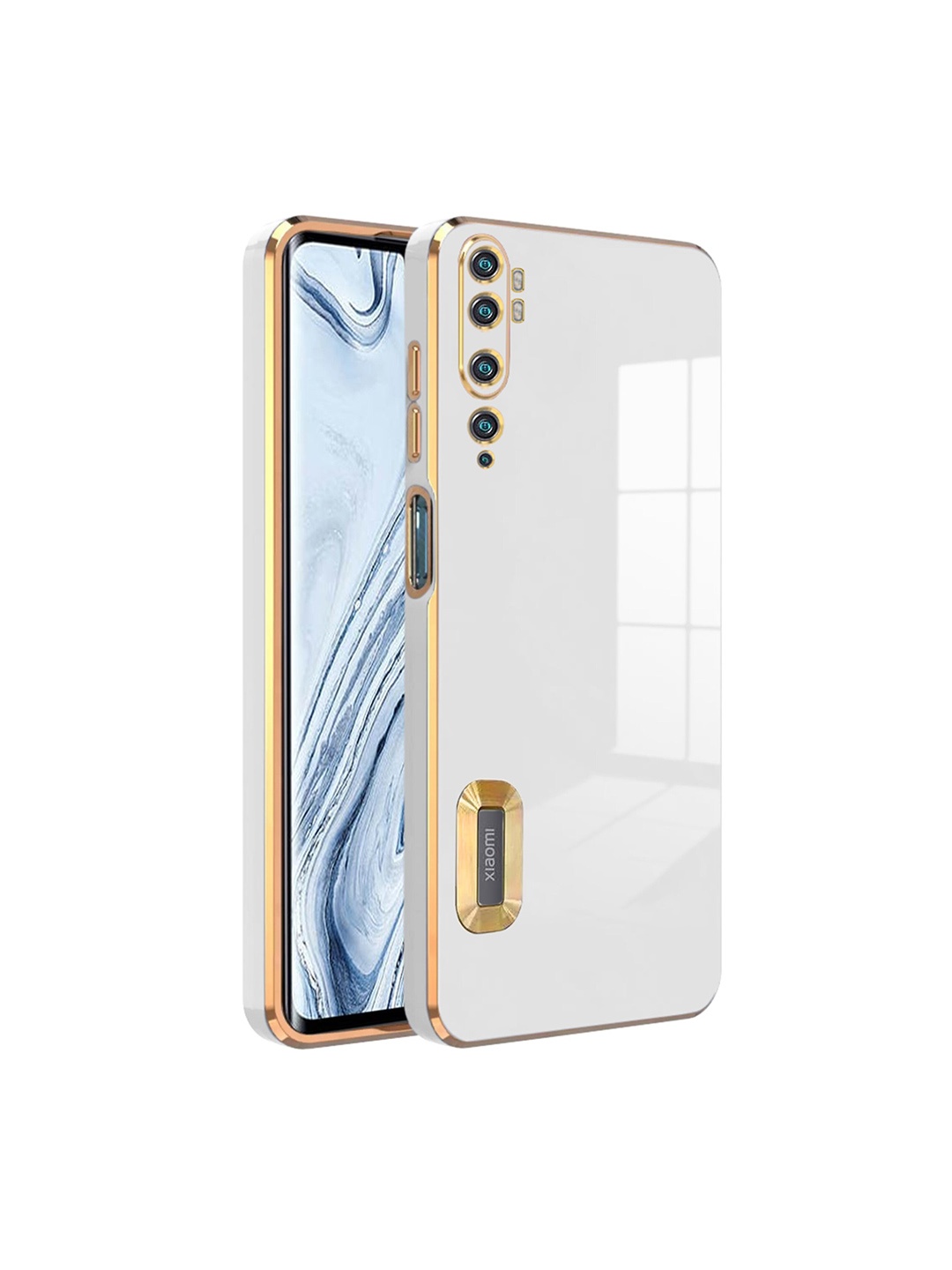 

Karwan Camera Protection MI Note 10 Pro Back Case, White