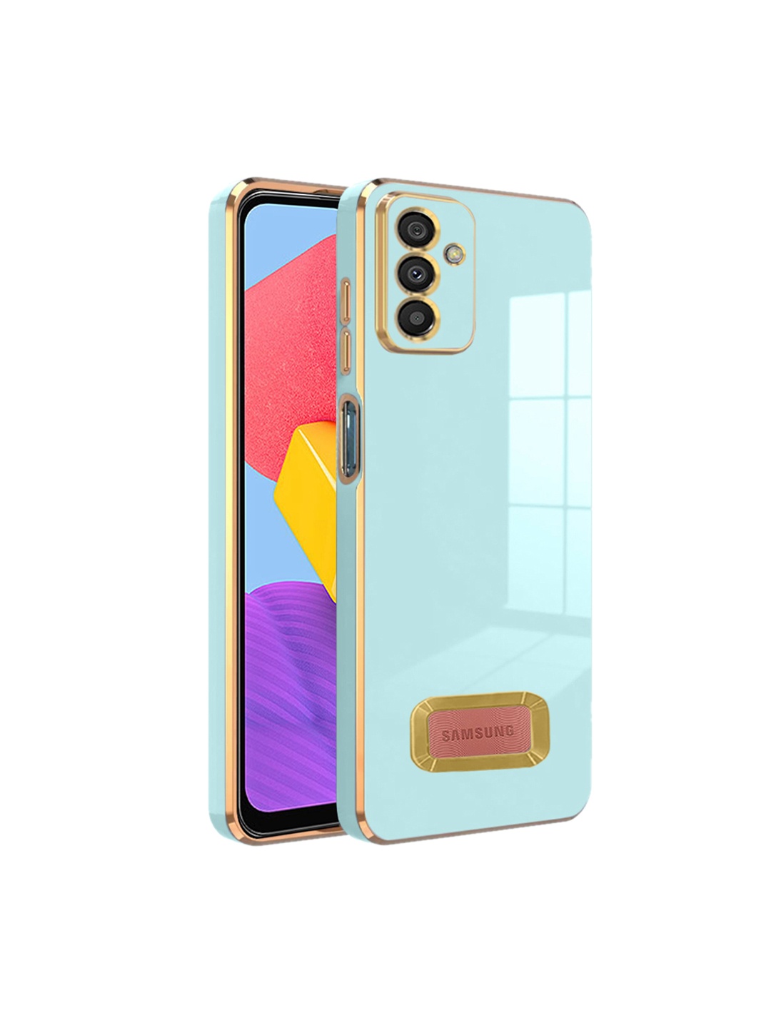 

Karwan Camera Protection Samsung M13 Back Case, Blue