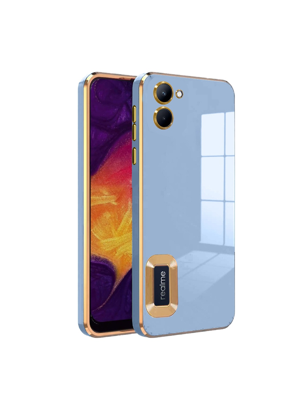

Karwan Camera Protection REALME C33 Back Case, Blue