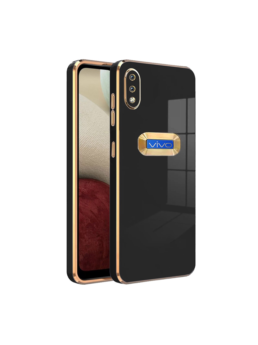 

Karwan Vivo Y93 Camera Protection & Phone Back Cover, Black