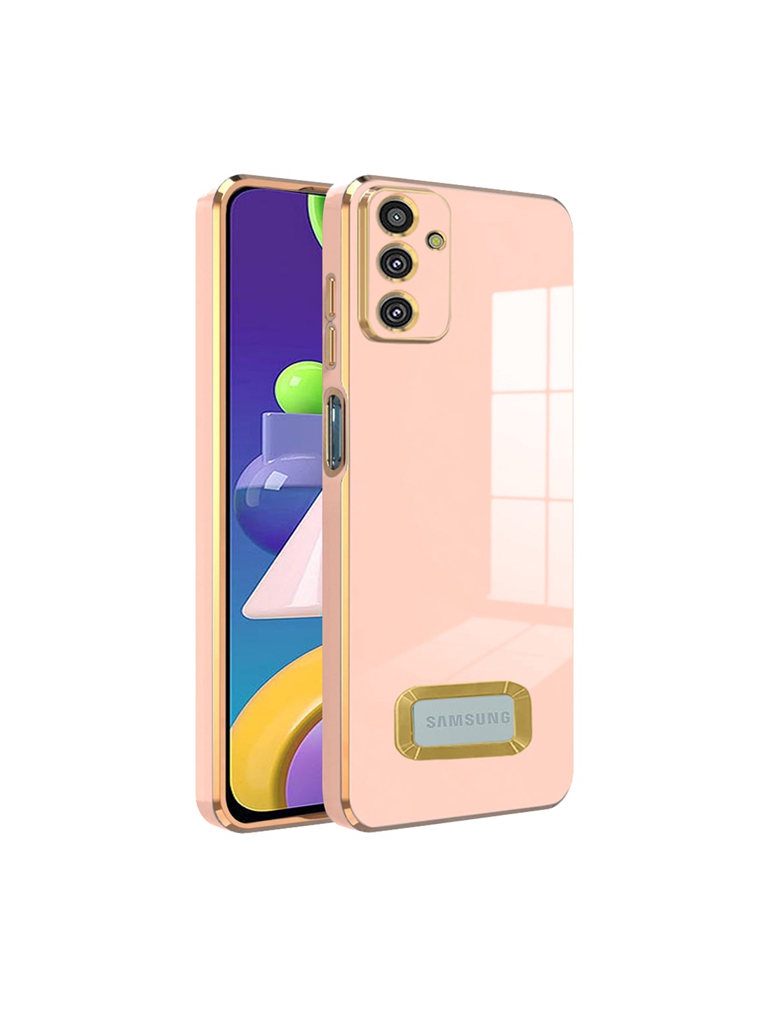 

Karwan Camera Protection Samsung M23 Back Case, Peach
